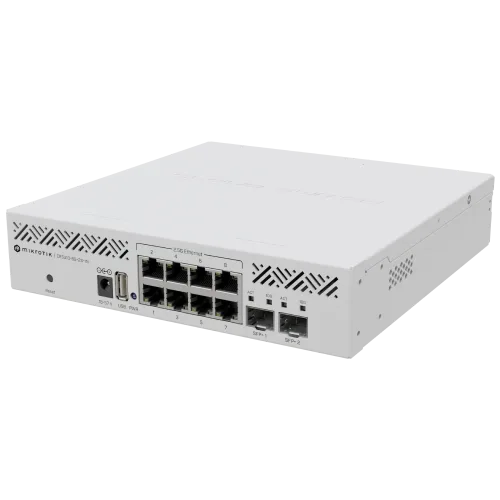 Комутатор 8 портів керований MikroTik CRS310-8G+2S+IN