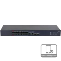 Комутатор 18 портів керований Dahua DH-CS4218-16ET-135 PoE
