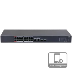 Комутатор 18 портів керований Dahua DH-CS4218-16ET-135 PoE