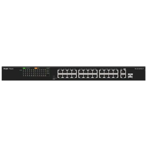 Комутатор 26 портів некерований Ruijie Reyee RG-ES126FGS-P PoE