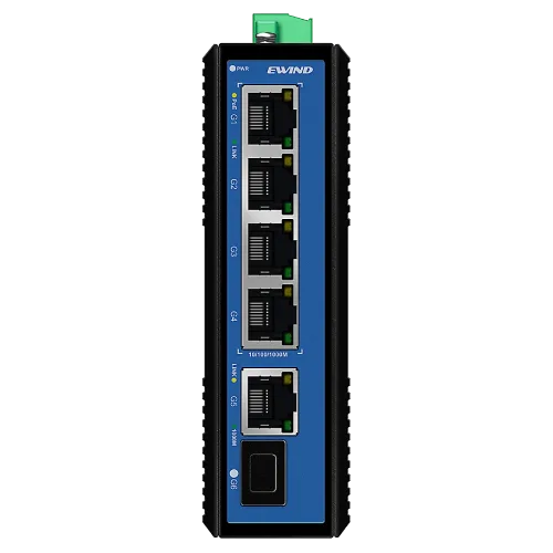 Комутатор 6 портів некерований Ewind EW-PIS1806F-4GE PoE