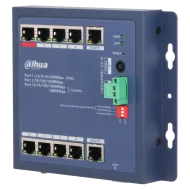 Комутатор 9 портів керований Dahua DH-CHS4110-8ET-90-F PoE