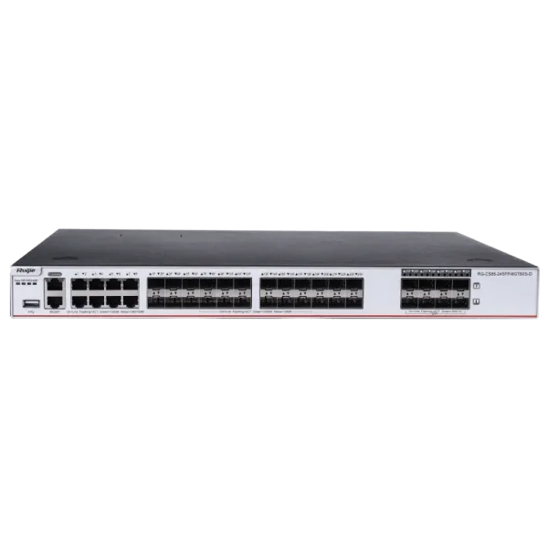 Комутатор 24 порти керований Ruijie RG-CS85-24SFP/8GT8XS-D