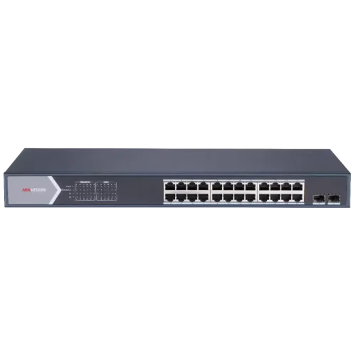 Комутатор 24 порти керований Hikvision DS-3E1526P-SI PoE