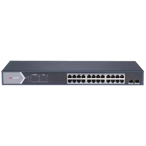 Комутатор 24 порти керований Hikvision DS-3E1526P-SI PoE