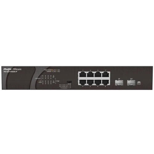 Комутатор 8 портів некерований Ruijie Reyee RG-ES110GDS-P PoE