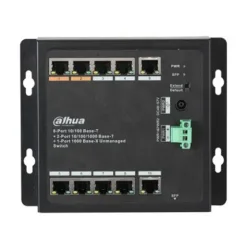 Комутатор 8 портів некерований Dahua DH-PFS3111-8ET-96-F PoE