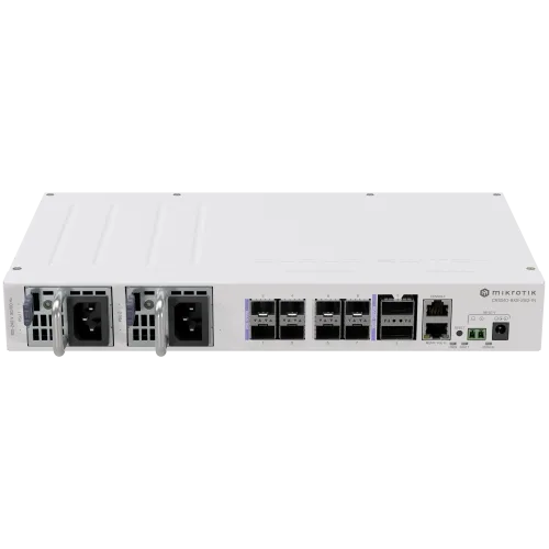 Комутатор 10 портів керований MikroTik CRS510-8XS-2XQ-IN