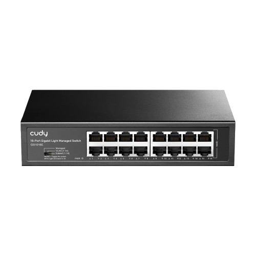 Комутатор 16-портовий Cudy GS1016E гігабітний з функціями керування