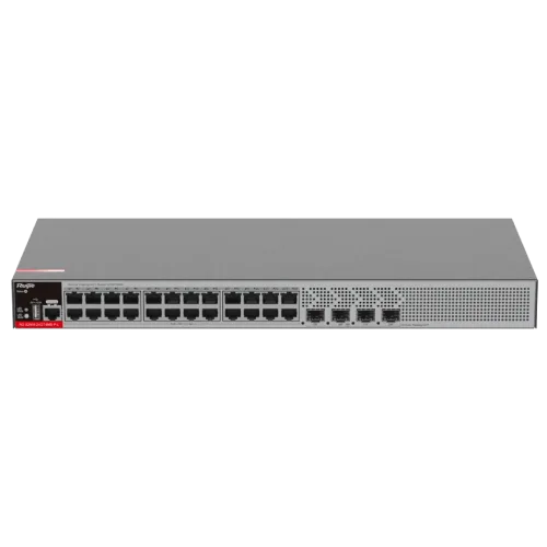 Комутатор 28 портів керований Ruijie RG-S2915-24GT4MS-P-L PoE+ Layer 2+