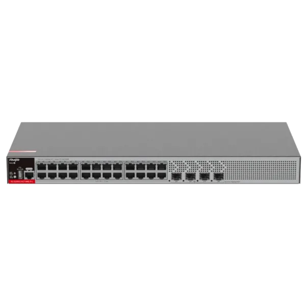Комутатор 28 портів керований Ruijie RG-S2915-24GT4MS-P-L PoE+ Layer 2+