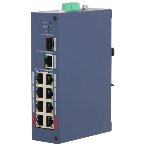 Комутатор 10 портів керований Dahua DH-CHS4110-8ET-110 PoE