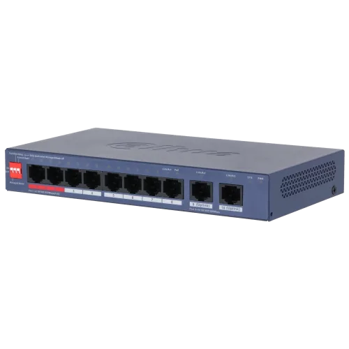 Комутатор 8 портів керований Dahua DH-CS4010-8GT-110-V2 PoE