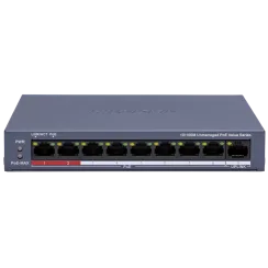 Комутатор 9 портів некерований Hikvision DS-3E0109P-E/M(C) POE