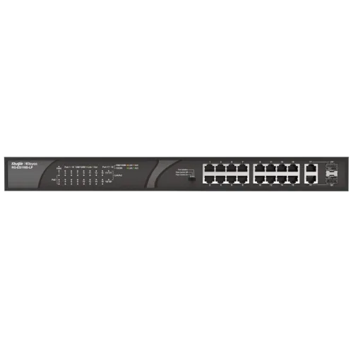 Комутатор 16 портів некерований Ruijie Reyee RG-ES118S-LP PoE