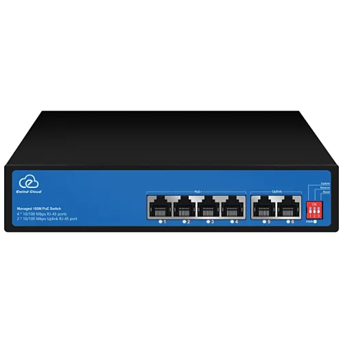 Комутатор 6 портів некерований Ewind EW-ES2006CF-AP PoE