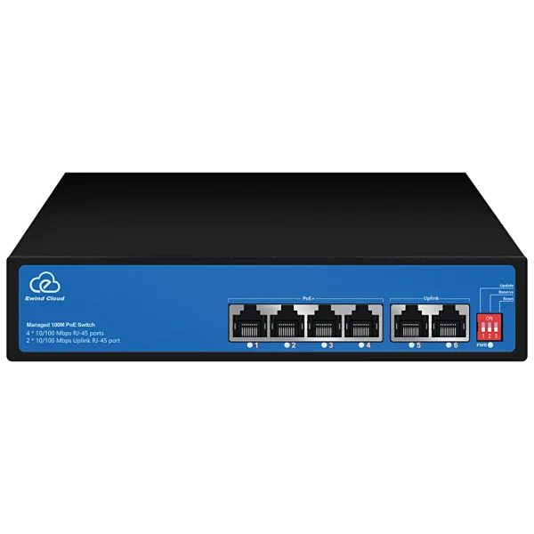 Комутатор 6 портів некерований Ewind EW-ES2006CF-AP PoE