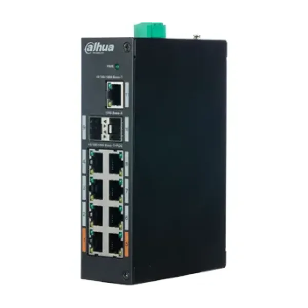 Комутатор 8 портів некерований Dahua DH-PFS3211-8GT-120