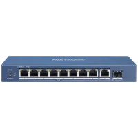 8-портовий гігабітний некерований POE комутатор DS-3E0510P-E