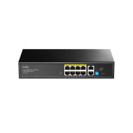 PoE-комутатор 10-портовий некерований Cudy GS1010PE 8 портів PoE+ гігабітний 120W