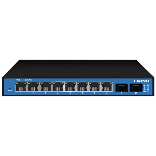 Комутатор 10 портів керований Ewind EW-S2910SM-DP PoE