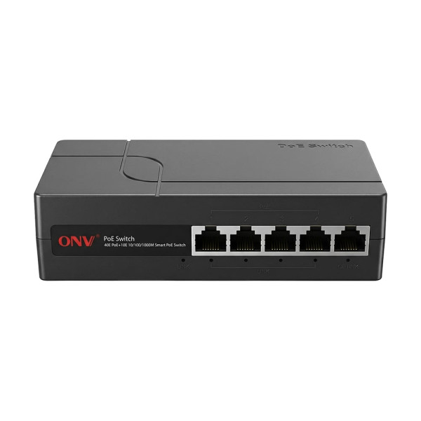 PoE-комутатор некерований 5-портовий ONV ONV-H3054PEBS 4 портами PoE
