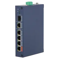 Комутатор 4 порти керований Dahua DH-CHS4106-4ET-60 PoE
