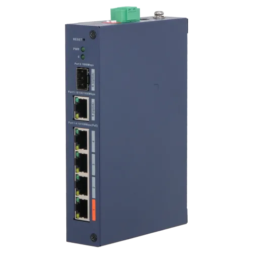 Комутатор 4 порти керований Dahua DH-CHS4106-4ET-60 PoE