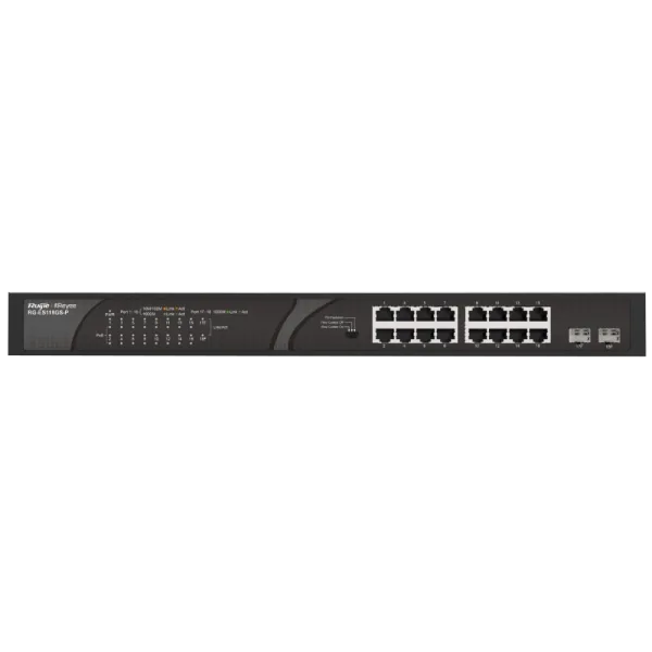 Комутатор 18 портів некерований Ruijie Reyee RG-ES118GS-P PoE