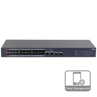 Комутатор 28 портів керований Dahua DH-CS4226-24ET-375 PoE