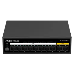 Комутатор 10 портів некерований Ruijie Reyee RG-ES110F-P PoE
