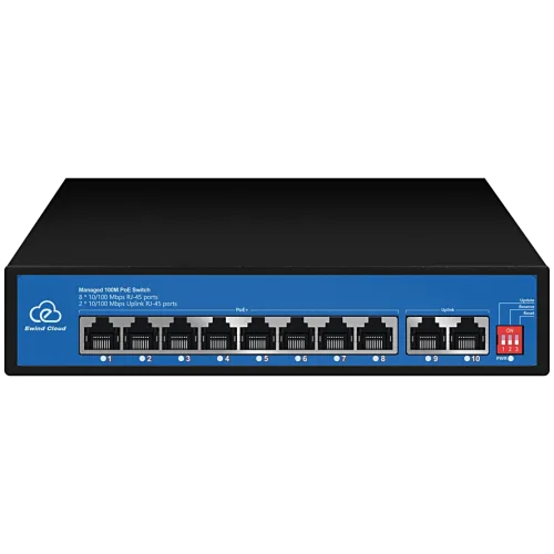 Комутатор 10 портів некерований Ewind EW-ES2010CF-AP PoE