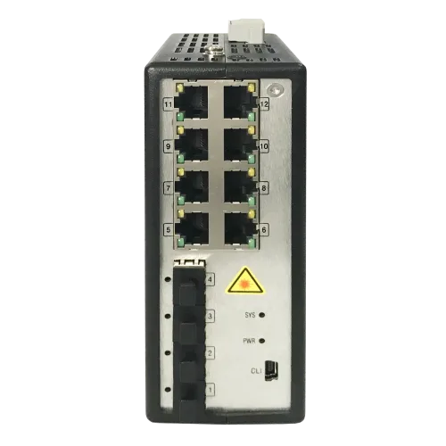 8-портовий гігабітний PoE L3 DS-3T3512P