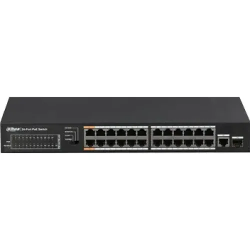 24-портовий POE комутатор DH-PFS3125-24ET-190