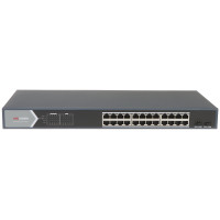 Комутатор 24 порти керований Hikvision DS-3E1526P-SI-24P2F