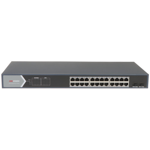 Комутатор 24 порти керований Hikvision DS-3E1526P-SI-24P2F