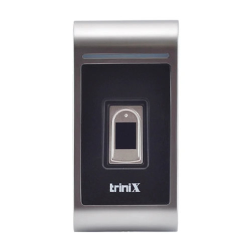 Біометричний антивандальний термінал Trinix TRR-1102MFI(WF) зі зчитувачем відбитків пальців і карт Mifare