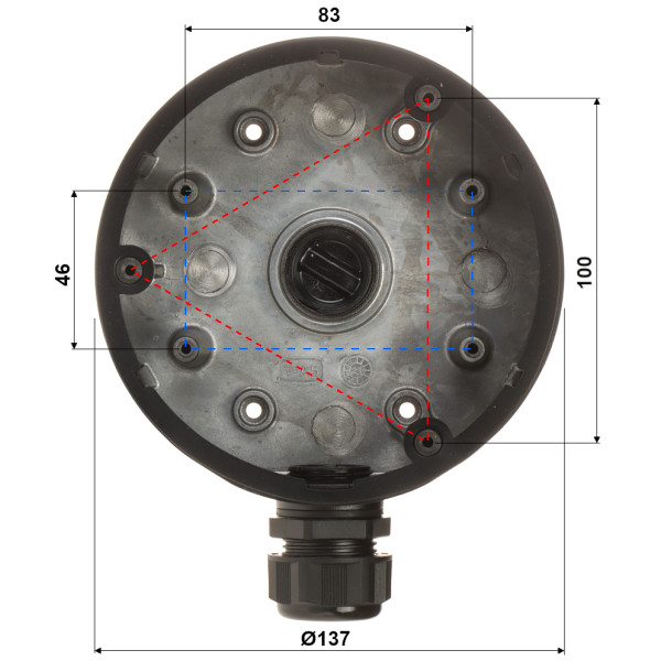 Кронштейн Hikvision DS-1280ZJ-DM21(Black)