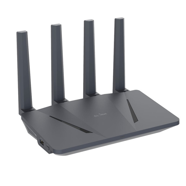 WiFi 6 маршрутизатор GL.iNet Flint (GL-AX1800-EU) гігабітний дводіапазонний