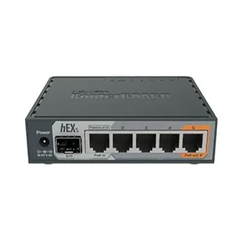 Маршрутизатор MikroTik hEX S (RB760iGS) 5-портовий