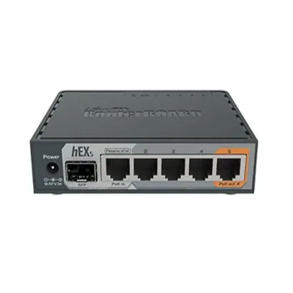 Маршрутизатор MikroTik hEX S (RB760iGS) 5-портовий