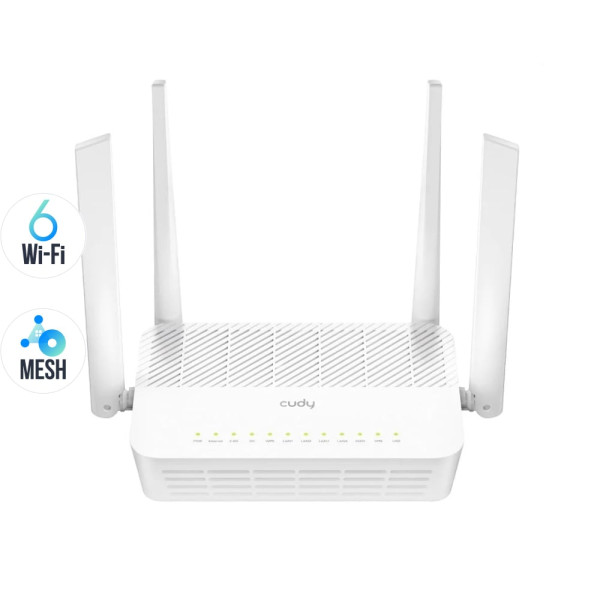 WiFi 6 Mesh-маршрутизатор 2.5G Cudy WR3000H дводіапазонний AX3000