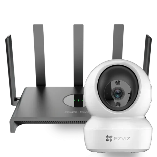 Комплект Ezviz CS-H6c (4MP,W1) + Reyee RG-EW1300G