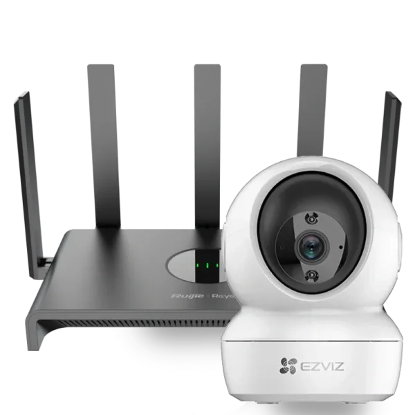 Комплект Ezviz CS-H6c (4MP,W1) + Reyee RG-EW1300G