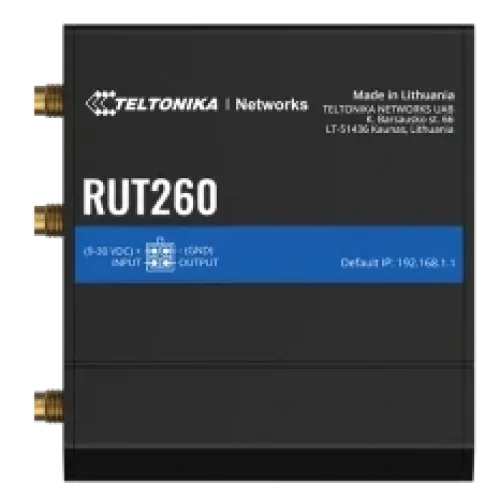 Промисловий стільниковий маршрутизатор Teltonika RUT260 з 4G LTE, Wi-Fi