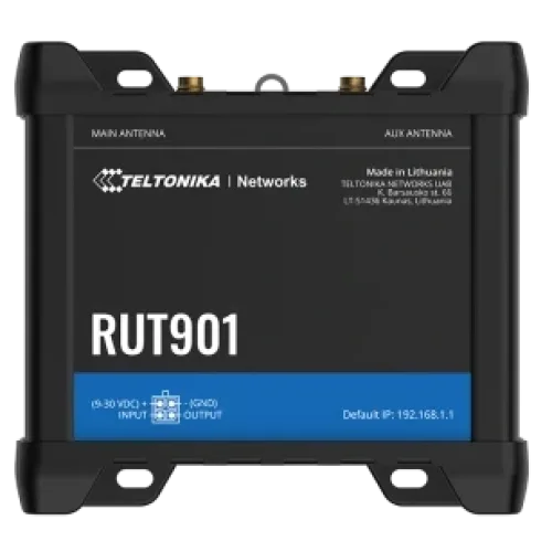 Промисловий стільниковий маршрутизатор Teltonika RUT901 з 4G LTE, Wi-Fi