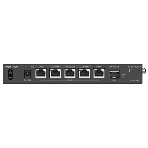 Маршрутизатор Ruijie Reyee RG-EG406XS-P 6-портовий PoE з хмарним керуванням