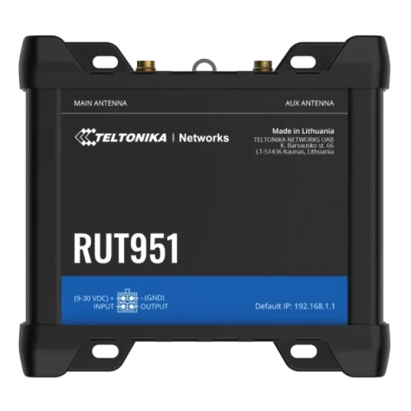 Промисловий стільниковий маршрутизатор Teltonika RUT951 з 4G LTE, Wi-Fi