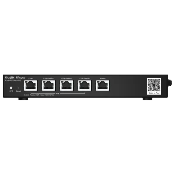 Маршрутизатор Ruijie Reyee RG-EG305GH-P-E PoE з хмарним керуванням