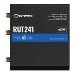Промисловий стільниковий маршрутизатор Teltonika RUT241 з 4G LTE, Wi-Fi, eSIM